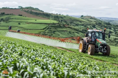 Calibracion de Fumigadoras Adaptando Tecnicas para Diferentes Tipos de Terreno