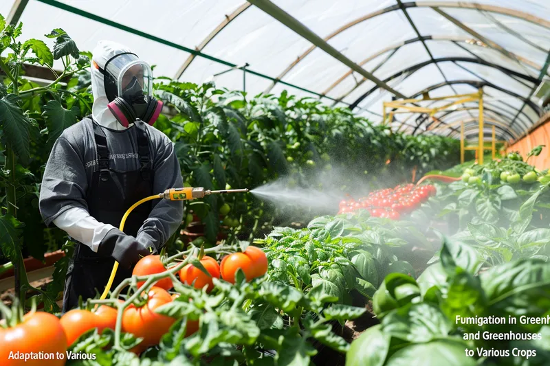 Fumigacion en Invernaderos Adaptando las Dosificaciones a Diferentes Tipos de Cultivos