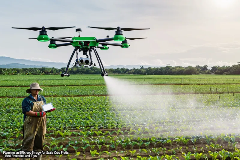 Planificacion de una Estrategia de Fumigacion Eficiente para Grandes Extensiones de Cultivo